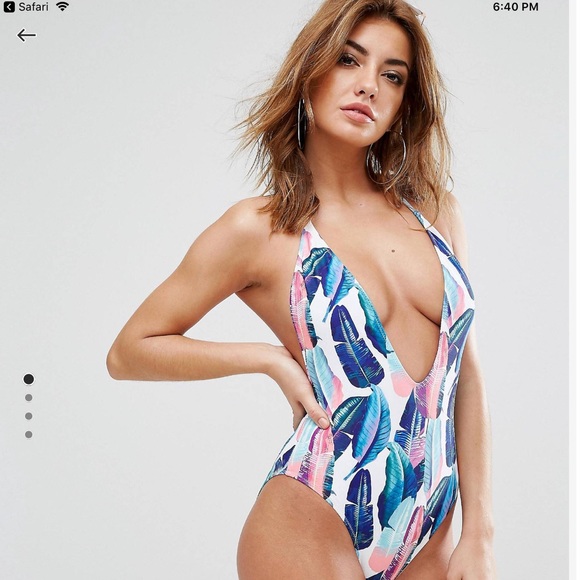 Missguided Other - Misguided Tropical Swimsuit NWOT